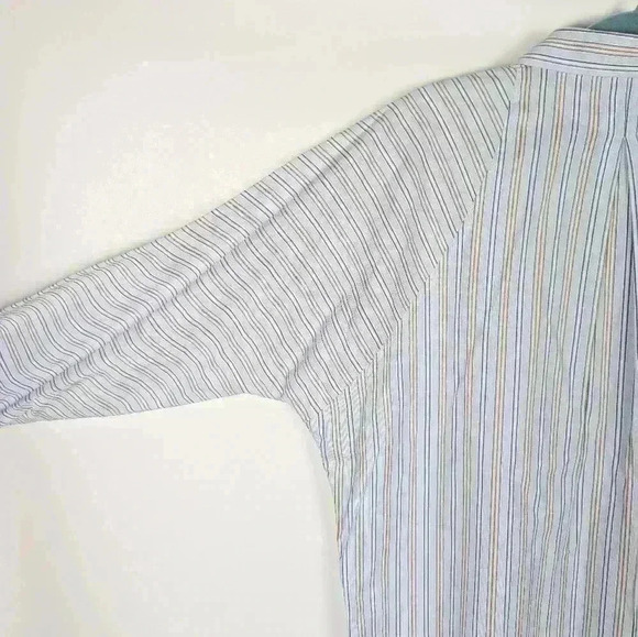 Men's Striped Engineered Fit XMI Signature Dress Shirt Size L - Picture 4 of 4